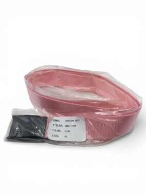 NWT Babylon Pink Belt with Black Buckle